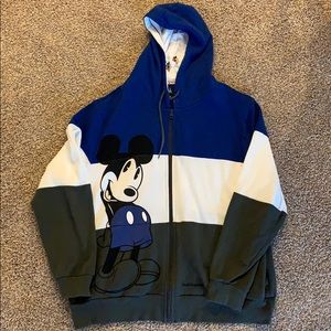 Mickey Mouse Zip Up Hoodie Sweatshirt